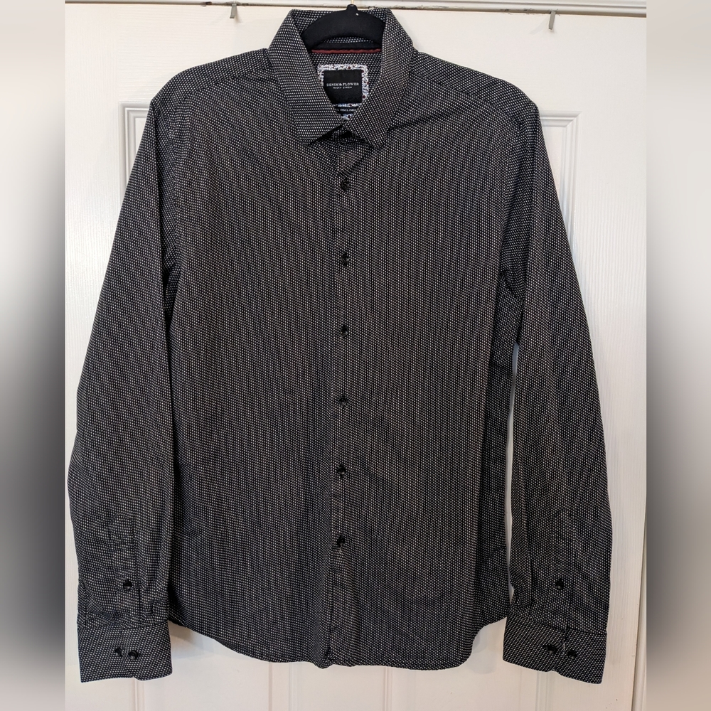 Men's Denim & Flower Ricky Singh Long Sleeve Button Down Shirt